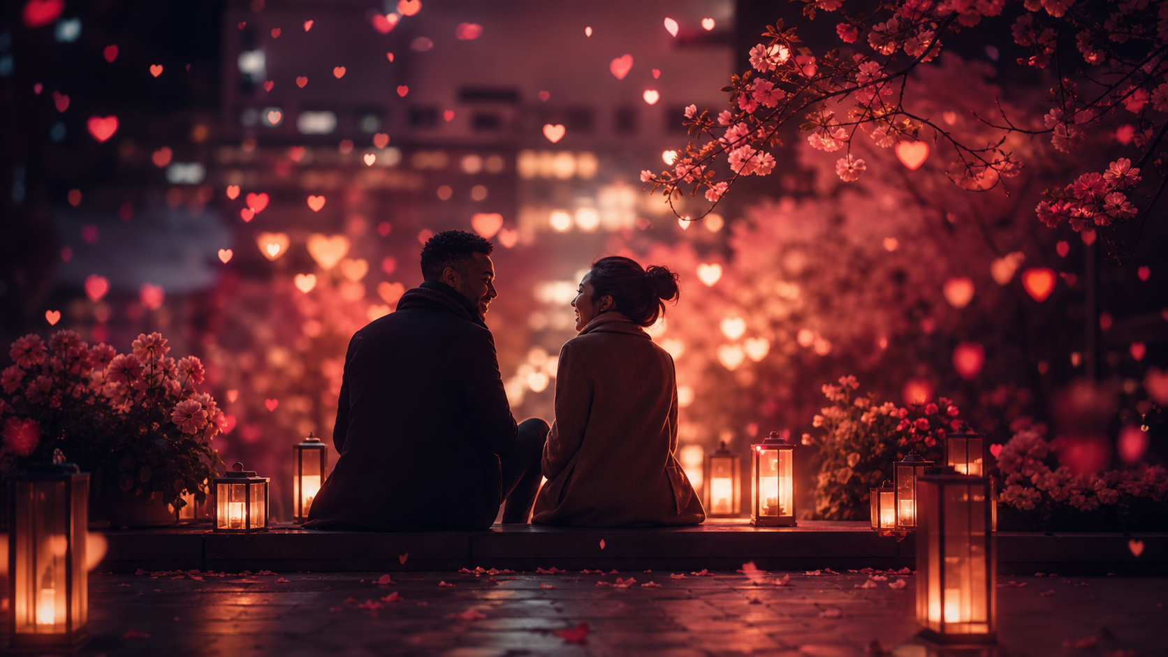 Saint Valentine event atmosphere