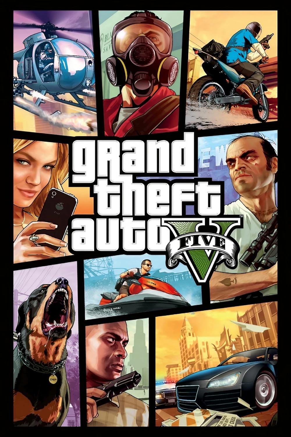 Poster for Grand Theft Auto V