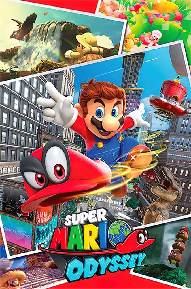 Poster for Super Mario Odyssey