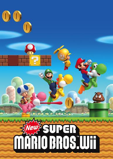 Poster for New Super Mario Bros. Wii