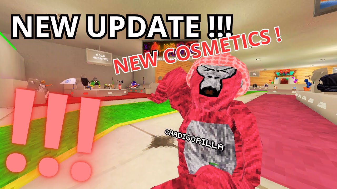 Gorilla Tag NEW Update - Crazy Cosmetics & Angry Kid Raging!