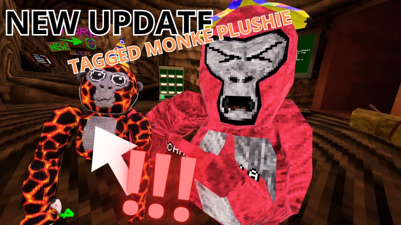 I Got the Tagged Monke Plushie! New Gorilla Tag Update!