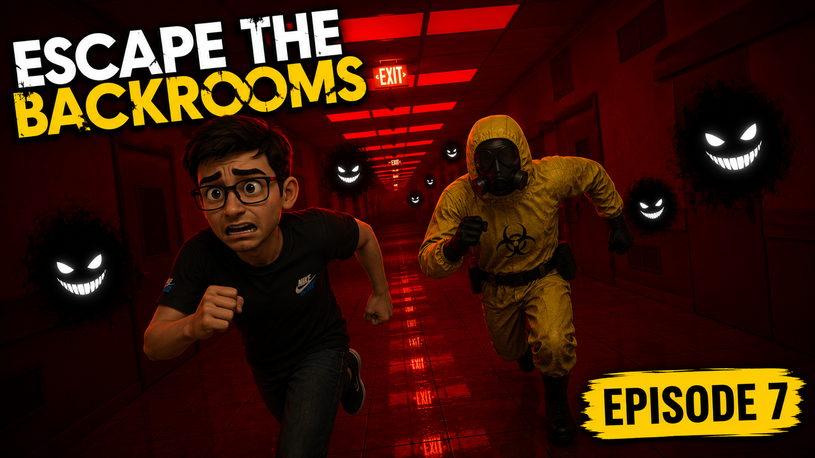 Escape The Backrooms ! Multiplayer ! Short Video ! Episode 7