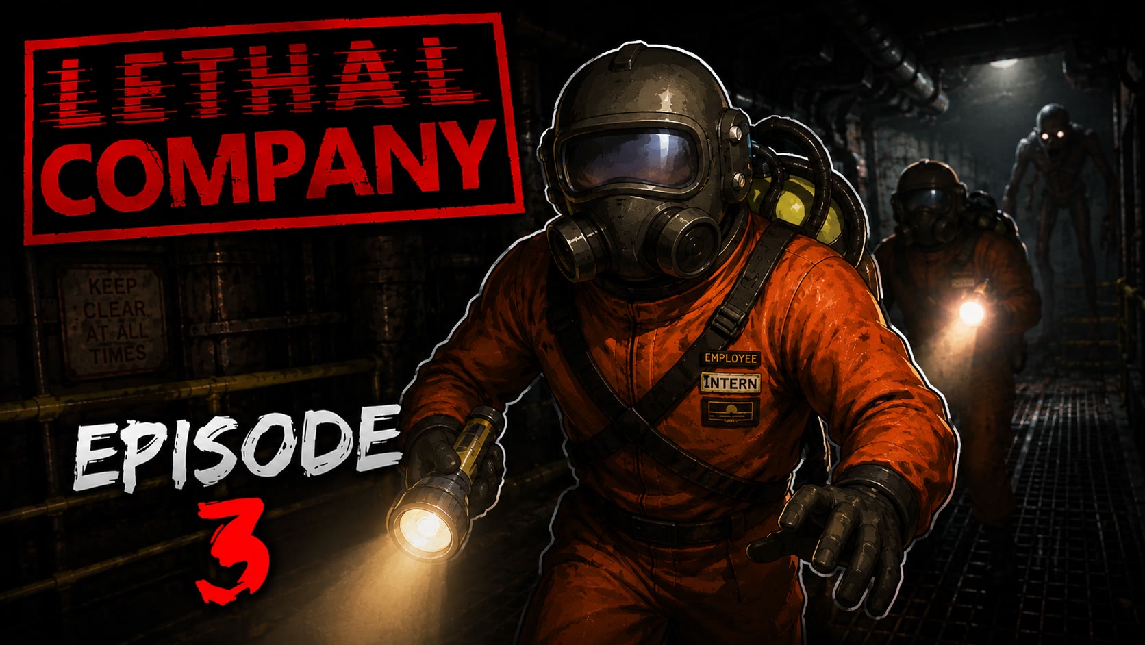 Lethal Company - A monster gets into the elevator with me. | Episode 3