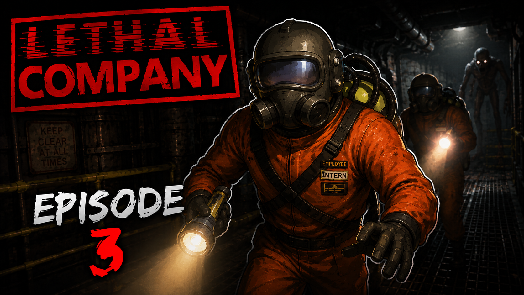 Lethal Company - A monster gets into the elevator with me. | Episode 3