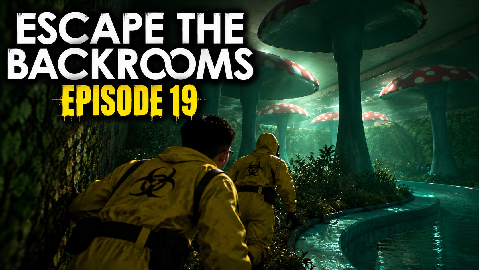 Escape The Backrooms ! Chadi & Peaches are being chased by the "Clump" ! Episode 19