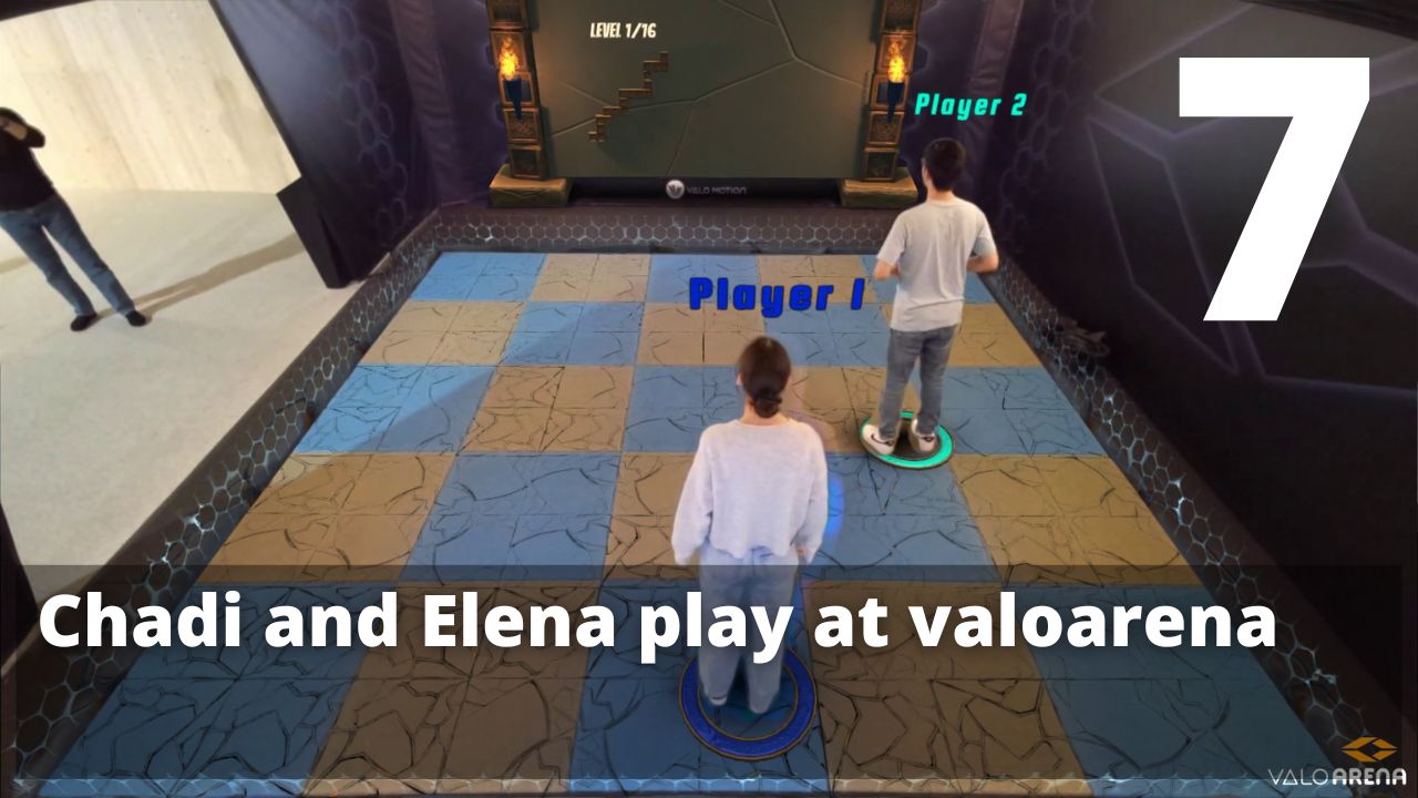Chadi and Elena play at valoarena. E07